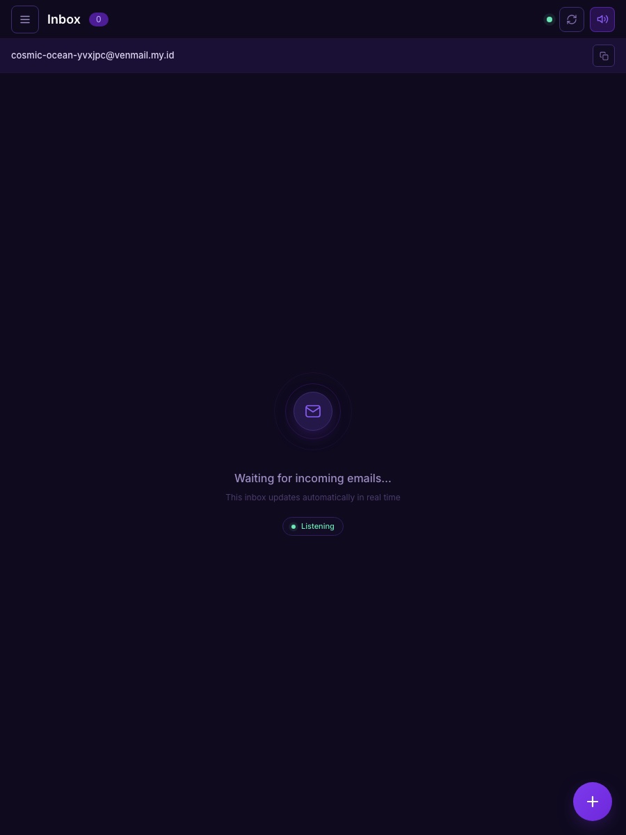 Venmail on a tablet