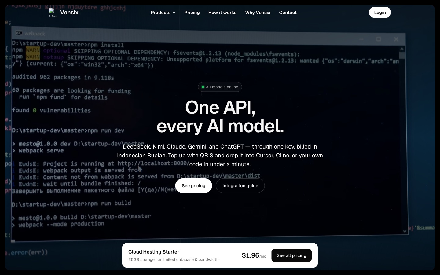 Vensix screenshot